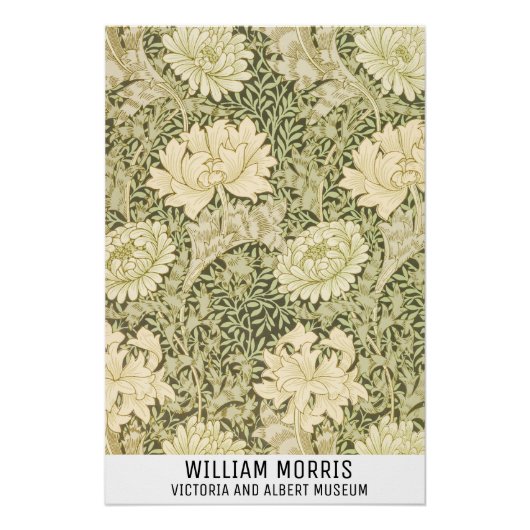 William Morris Art Floral Prints Exhibition Poster (Voorkant)