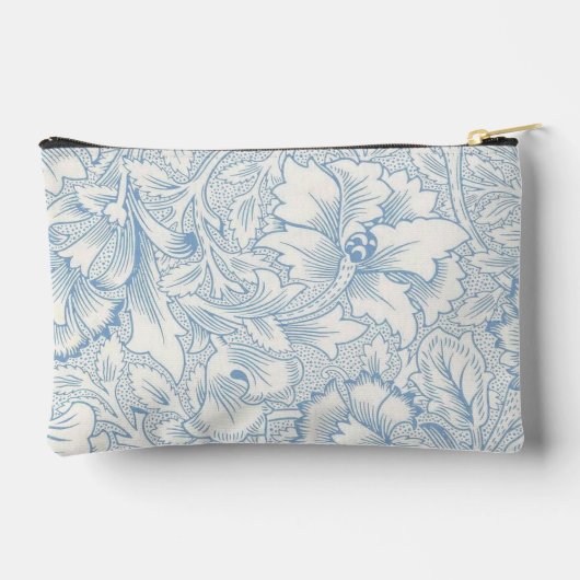 William Morris, Art Nouveau Blauw Acanthus Monogra Etui (Achterkant)