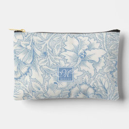 William Morris, Art Nouveau Blauw Acanthus Monogra Etui