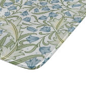 William Morris - Art Nouveau Blauwe Belbloemen Snijplank (Hoek)