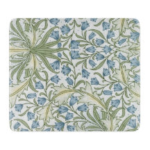 William Morris - Art Nouveau Blauwe Belbloemen