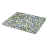 William Morris - Art Nouveau Blauwe Belbloemen Snijplank (Hoek)