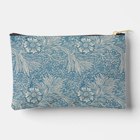 William Morris, Art Nouveau Blue Marigold Monogram Etui (Achterkant)