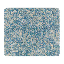 William Morris - Art Nouveau Blue Marigold Snijplank