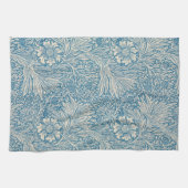 William Morris - Art Nouveau Blue Marigold Theedoek (Horizontaal)