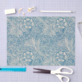 William Morris - Art Nouveau Blue Marigold Tissuepapier (Craft)