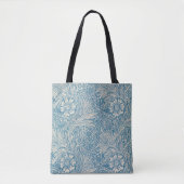 William Morris - Art Nouveau Blue Marigold Tote Bag (Voorkant)