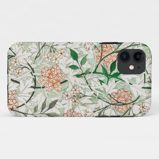 William Morris Art Nouveau Floral iPhone Case (Achterkant (horizontaal))