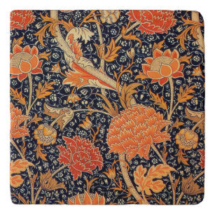 William Morris, Art Nouveau, Floral Pattern Trivet