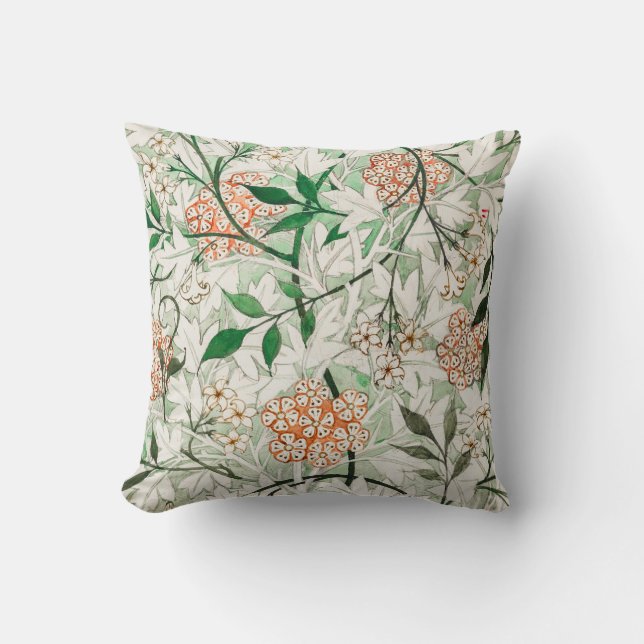William Morris Art Nouveau Floral Sierkussen (Voorkant)