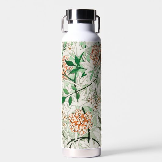 William Morris Art Nouveau Floral Water Bottle Waterfles (Voorkant)