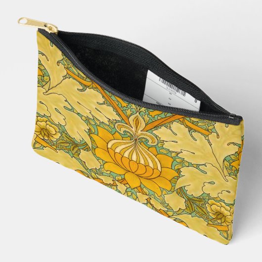 William Morris, Art Nouveau Gold St James Palace Etui (Open)