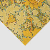 William Morris, Art Nouveau Gold St James Palace Tissuepapier (Detail)