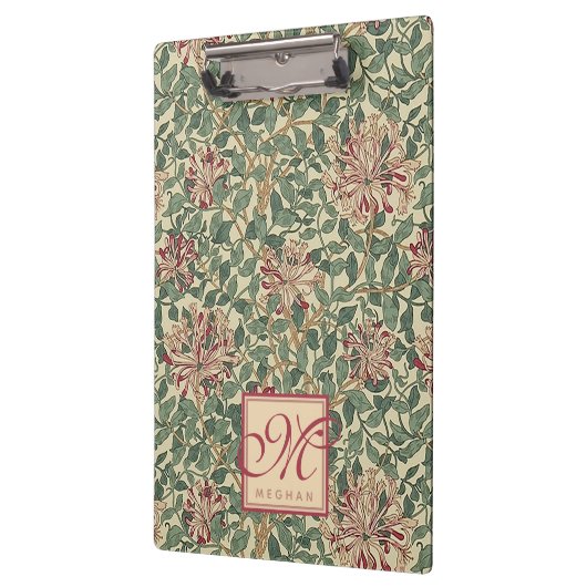 William Morris - Art Nouveau Honeysuckle & Leaves Klembord (Links)