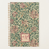 William Morris - Art Nouveau Honeysuckle & Leaves Planner (Voorkant)