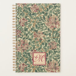 William Morris - Art Nouveau Honeysuckle & Leaves Planner