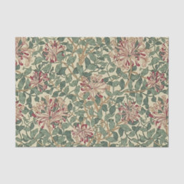 William Morris - Art Nouveau Honeysuckle & Leaves Tissuepapier
