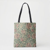 William Morris - Art Nouveau Honeysuckle & Leaves Tote Bag (Voorkant)