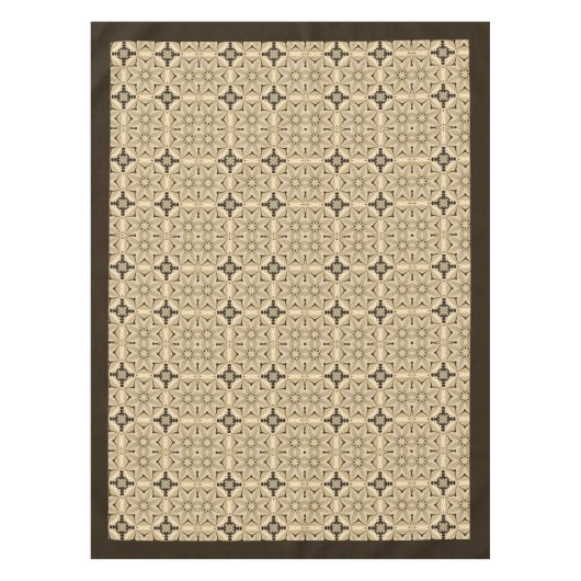 William Morris Art nouveau ivoor bruin neutraal Tafelkleed (Voorkant)