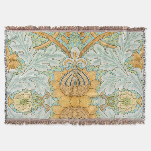 William morris art nouveau james patroon 1881 deken (Voorkant)