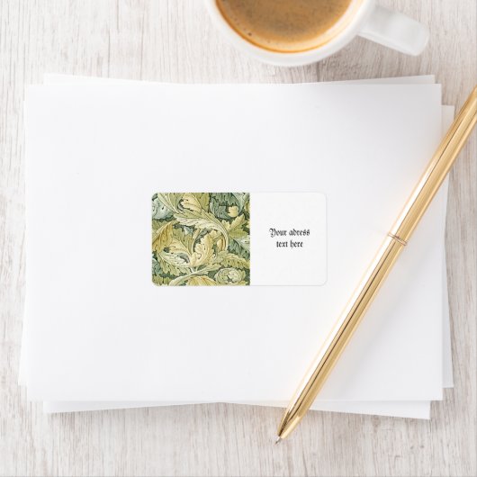 William Morris, art nouveau, original,Agathus,wall Etiket (Insitu)