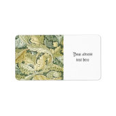 William Morris, art nouveau, original,Agathus,wall Etiket (Voorkant)