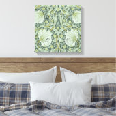 William Morris, Art nouveau Patroon, prachtige kun Canvas Afdruk (Insitu (Slaapkamer))