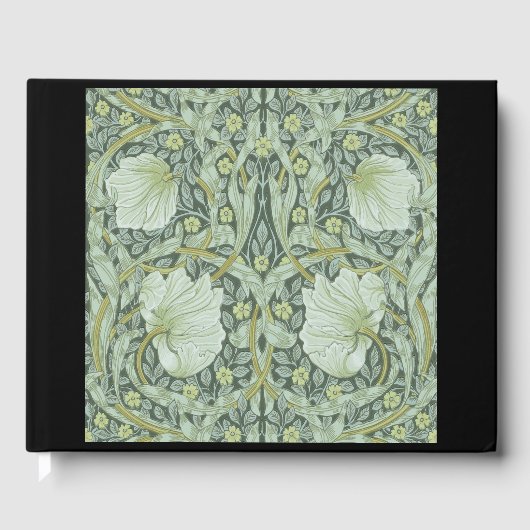 William Morris, Art nouveau Patroon, prachtige kun Gastenboek (Voorkant)