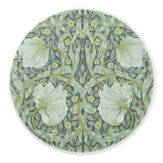 William Morris, Art nouveau Patroon, prachtige kun Keramische Knop (Voorkant)