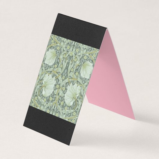 William Morris, Art nouveau Patroon, prachtige kun Visitekaartje (Voorkant)