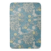 William Morris, art nouveau Patroon, zeewier, blau Badmat (Voorkant Verticaal)
