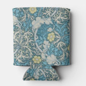 William Morris, art nouveau Patroon, zeewier, blau Blikjeskoeler (Achterkant)