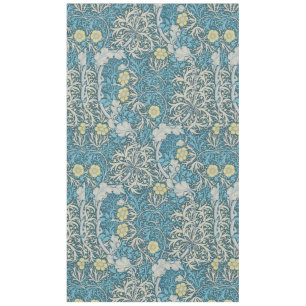 William Morris, art nouveau Patroon, zeewier, blau Tafelkleed