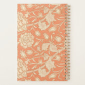 William Morris - Art Nouveau Wild Tulips Monogram Planner (Achterkant)