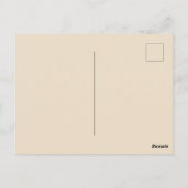 William Morris - Art Nouveau Wild Tulips - Peach Briefkaart (Achterkant)