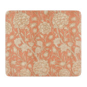 William Morris - Art Nouveau Wild Tulips - Peach Snijplank (Voorkant)