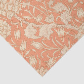 William Morris - Art Nouveau Wild Tulips - Peach Tissuepapier (Detail)