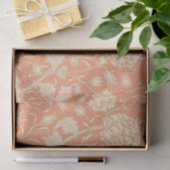 William Morris - Art Nouveau Wild Tulips - Peach Tissuepapier (Geschenk)