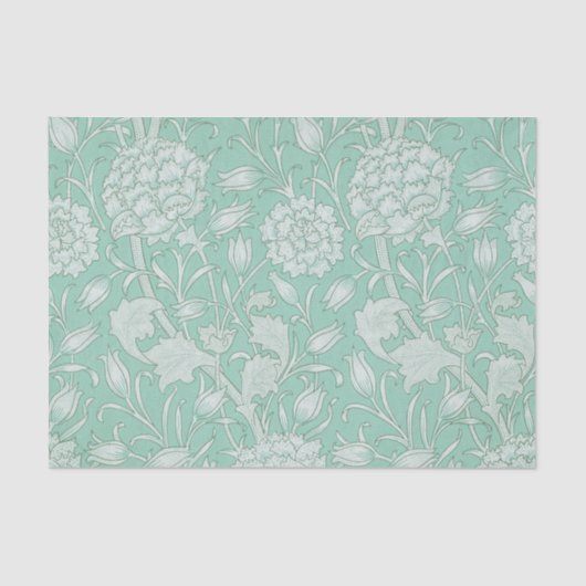 William Morris - Art Nouveau Wilde Tulpen - Groen Tissuepapier (Voorkant)