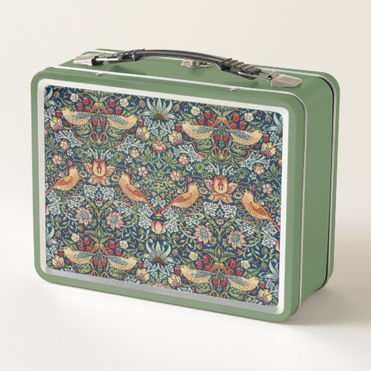 William Morris Art Strawberry Thief Lunch Box (Achterkant)