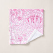 William Morris Artichoke Bord Roze Bad Handdoek (Wasdoekje)