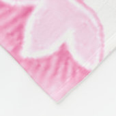 William Morris Artichoke Bord Roze Fleece Deken (Hoek)