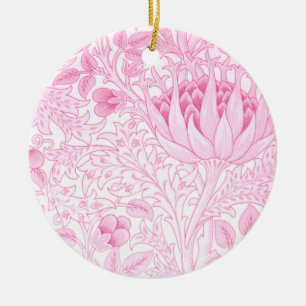 William Morris Artichoke Bord Roze Keramisch Ornament