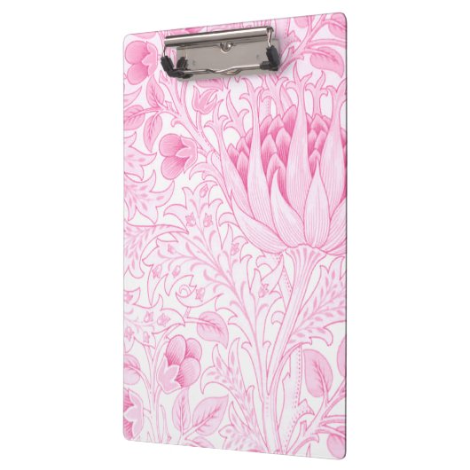 William Morris Artichoke Bord Roze Klembord (Links)