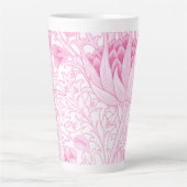 William Morris Artichoke Bord Roze Latte Mok (Voorkant)