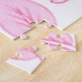 William Morris Artichoke Bord Roze Legpuzzel (Zijkant)