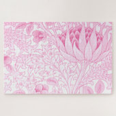 William Morris Artichoke Bord Roze Legpuzzel (Horizontaal)