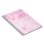 William Morris Artichoke Bord Roze Notitieboek (Rechterzijde)