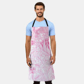 William Morris Artichoke Bord Roze Schort (Gedragen)
