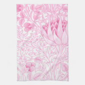 William Morris Artichoke Bord Roze Theedoek (Verticaal)